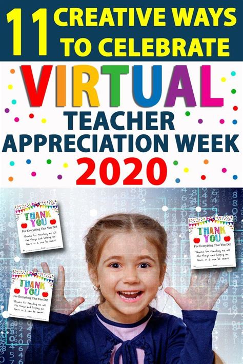 Top 11 Ways to Celebrate Virtual Teacher Appreciation Week 2020 | Teacher appreciation poster ...