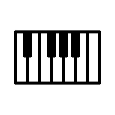 Piano icon vector. piano illustration sign. music symbol. solfeggio logo. 22495999 Vector Art at ...