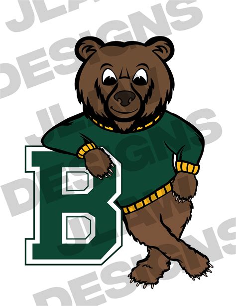 Baylor Bear PNG Graphic - Etsy