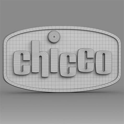 Chicco logo 3D Model in Other 3DExport