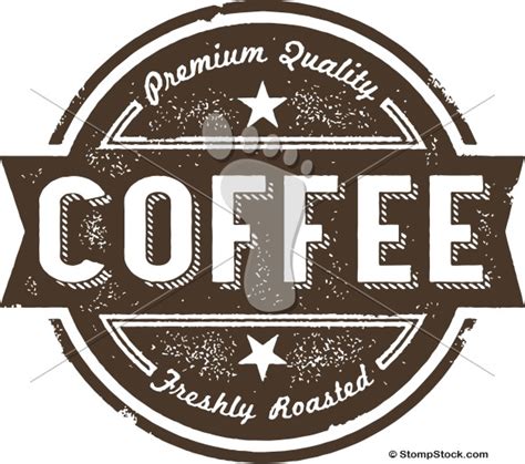 Vintage Premium Coffee Label | StompStock - Royalty Free Stock Vector Rubber Stamps