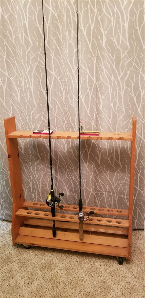 PLANS for Fishing Rod Rack | Etsy