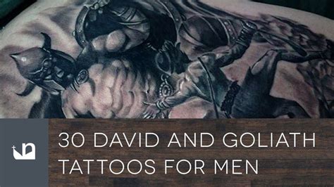 30 David And Goliath Tattoos For Men | David and goliath, Tattoos for guys, Goliath