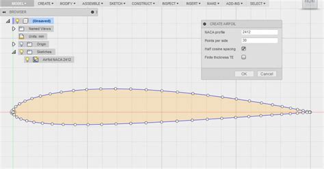 NACA Airfoil Generator | Autodesk Community Gallery