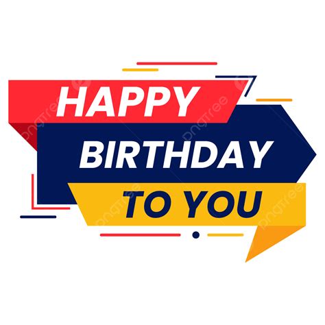 Happy Birthday 3d Vector PNG Images, Happy Birthday Transparent Background, Happy Birthday Png ...