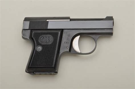 Italian-made Bernardelli Model XXI pocket semi-auto pistol, .22 short cal., 2” barrel, blue finish,