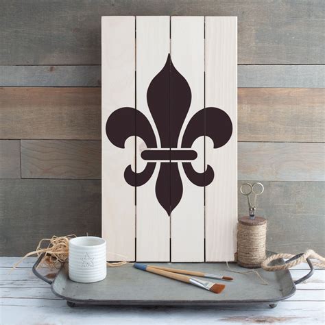 Fleur De Lis Stencil - Large Fleur De Lis Stencils for Painting