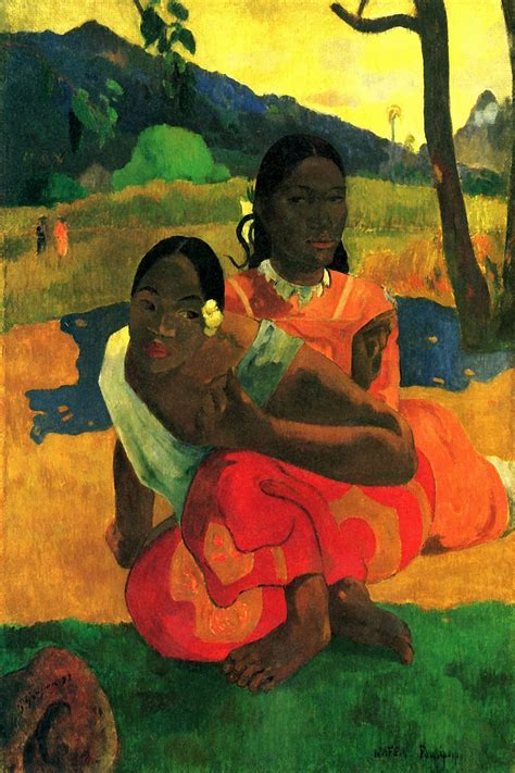 "Nafea Faaipoipo (When are You Getting Married) 1892" by Paul Gauguin ...