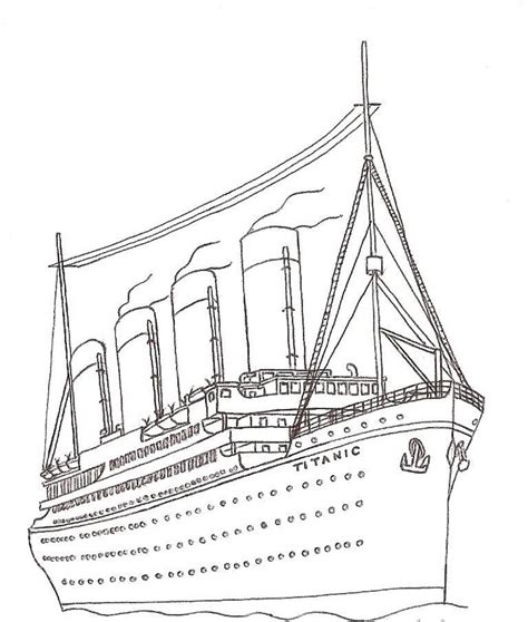 Titanic Coloring Pages to Print – ColoringMe.com