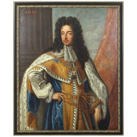 Oil on Canvas Portrait of King Charles II at 1stDibs