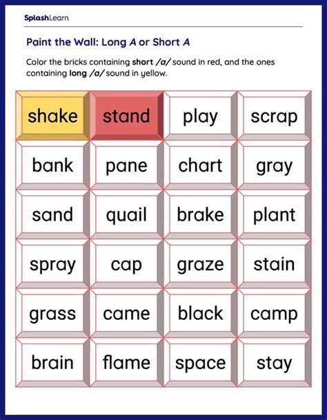 Pairs Of Words With Long And Short Vowel Sounds - BEST GAMES WALKTHROUGH