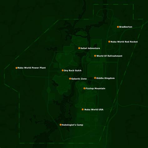 Fallout 4 Nuka World Map All Locations