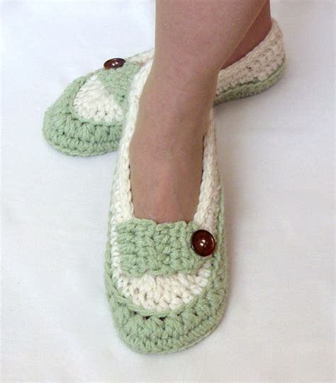 Crochet Slippers PATTERN Womens House Slippers Ladies - Etsy