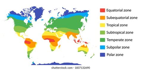 Map world climate zones : 228 images, photos et images vectorielles de stock | Shutterstock