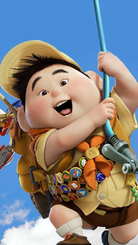 Russell From Up Wallpaper | Russel up, Pixar, Pixar movies