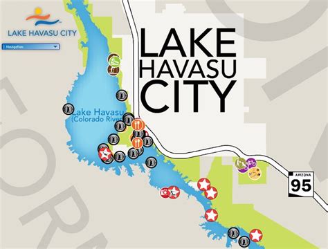 Lake Havasu Map | Lake havasu, Lake havasu city, Lake boat