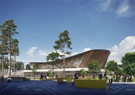 VenhoevenCS ontwerpt olympisch zwemstadion Parijs 2024 - Architectuur.nl