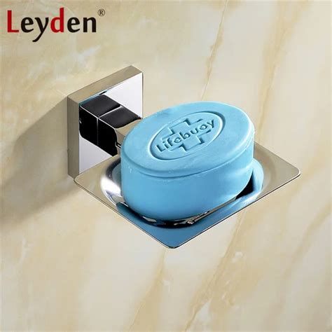 Leyden Stainless Steel Soap Holders Polished Chrome Bathroom Soap ...