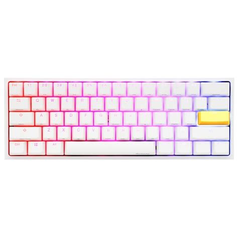 Ducky One 2 Mini RGB Gaming Keyboard Cherry Red RGB Switch - White - A – AlHamlan Store