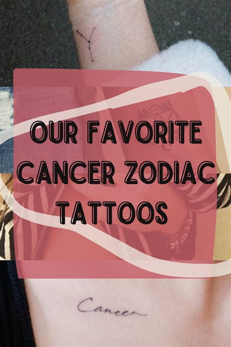 Our Favorite Cancer Zodiac Tattoos - Tattoo Glee