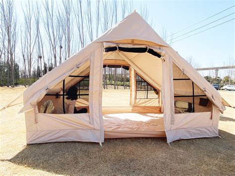 Buy Baralir Inflatable Glamping Tent with Pump, 4-5 Person Inflatable ...