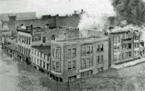 Photo: Marker detail: Downtown Williamsport, 1936