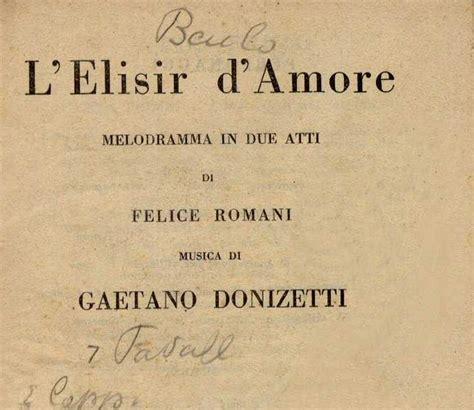 Elisir d'amore: storia, libretto, personaggi dell'opera di Donizetti