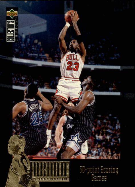 1995-96 Collector's Choice Jordan Collection #JC10 Michael Jordan/50 ...