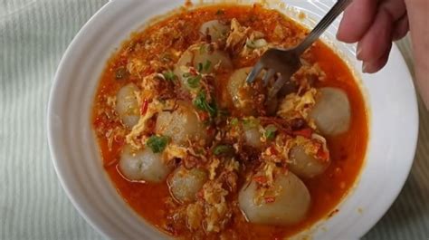 Resep Cilok Kuah Pedas khas Bandung Pedas Nendangnya Bikin Ketagihan ...