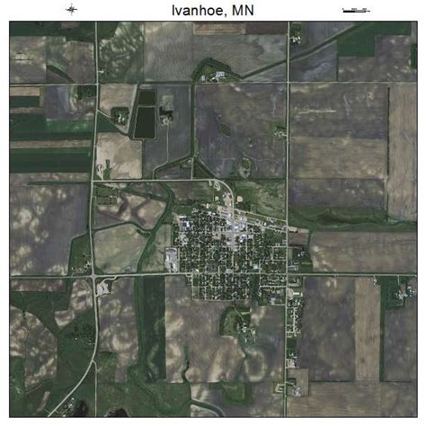 Aerial Photography Map of Ivanhoe, MN Minnesota