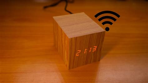 Wooden Digital Clock is controlled over WiFi - Electronics-Lab.com