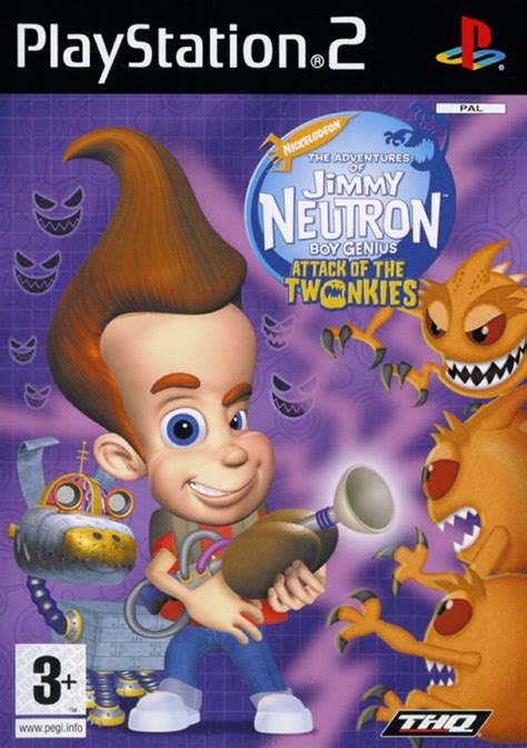 PS2 The Adventures of Jimmy Neutron: Boy Genius - Attack of the ...