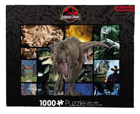 Jurassic Park Collage, 1000 Pieces, Aquarius | Puzzle Warehouse