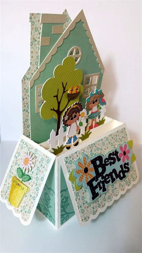 40 Cute Friendship Card Designs (DIY Ideas) | Box cards tutorial ...