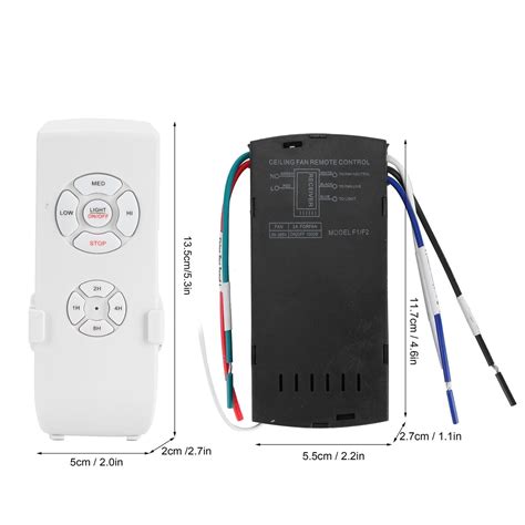 Ceiling Fan Remote Control Kit Wireless Timing Remote Control For ...