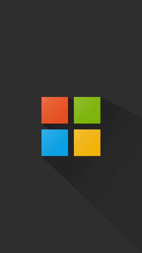 1080x1920 microsoft, computer, logo, minimalist, minimalism, hd for Iphone 6, 7, 8 wallpaper ...