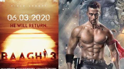 Baaghi 3 Movie: Tiger Shroff Share Baaghi 3 First Poster