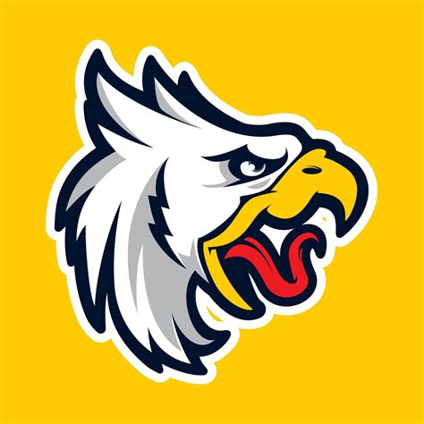 Eagle mascot logo design vector with modern illustration concept style ...