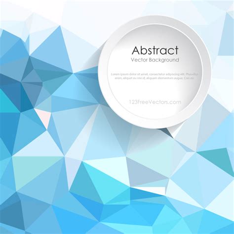 Light Blue Polygonal Background Free Vector by 123freevectors on DeviantArt