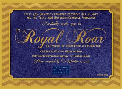 Royal Roar Hosted at the Hilton Anatole Hotel on October 4 - Texas A&M ...