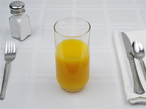 Calories in 10 fl oz(s) of Orange Juice - Avg.