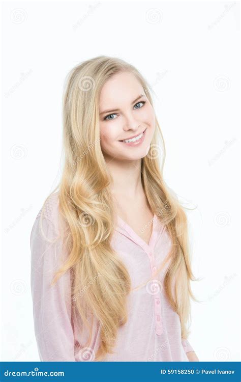 Cute girl smiling stock photo. Image of smile, cheerful - 59158250