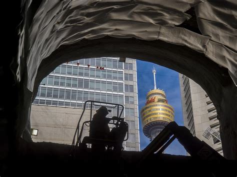 Sydney Metro: Martin Place station works reveal new view of Sydney Tower | The Australian