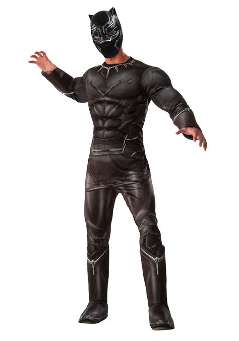 Men's Deluxe Civil War Black Panther Costume