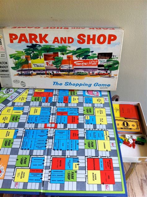 Park and Shop board game. I loved this game. | Vintage games, Family board games, Game inspiration