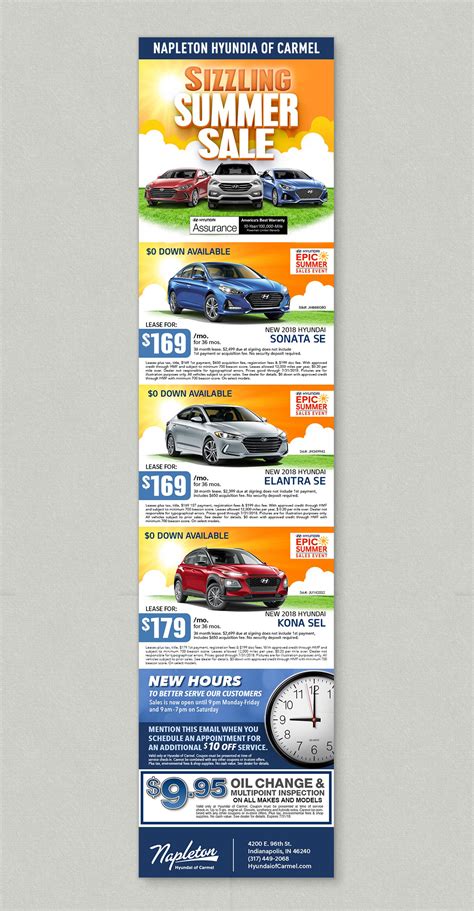 Email Blast For Napleton Hyundai of Carmel | Behance