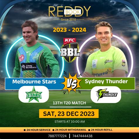 Melbourne Stars vs Sydney Thunder BBL 2023 - Sportreport