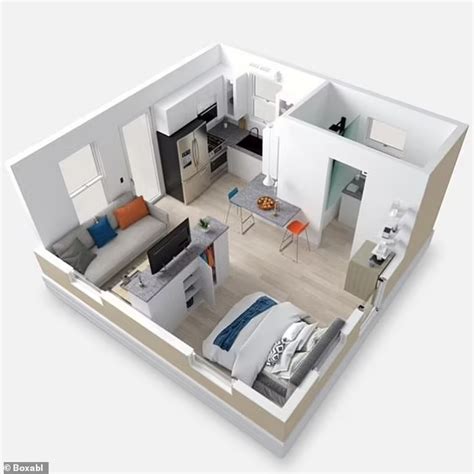 Elon Musk's 'main home' is a tiny 375 square foot prefabricated house | Small apartment plans ...