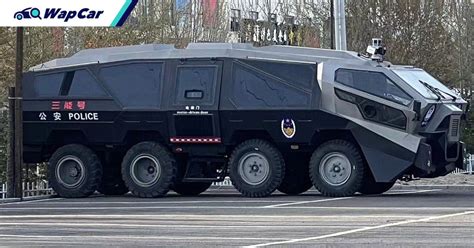 From movie to real life - China deploys this EV 8x8 anti-riot vehicle | WapCar
