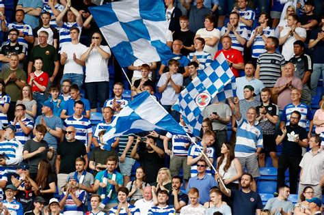 Reading FC fans during opening day clash with Sheffield Wednesday ...